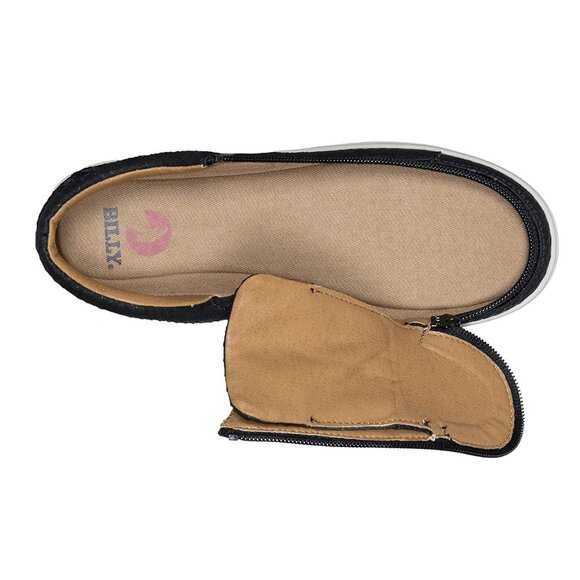 NEW Billy Footwear Women Perf Low Top Zip Up Shoe Black Adaptive Size 8.5 M KF73 - Picture 2 of 6